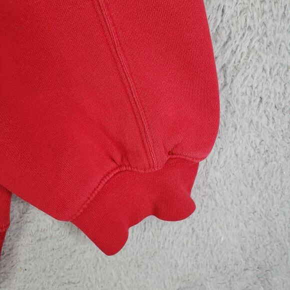 VINTAGE Winnie The Pooh The Disney Store Sweatshirt L Large Red Fleece 90s - Picture 5 of 11